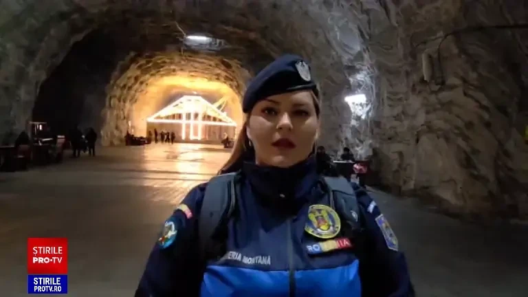 Jandarmii montani din Bacău au sărbătorit 21 de ani de activitate alături de turiști și copii, în Salina Târgu Ocna