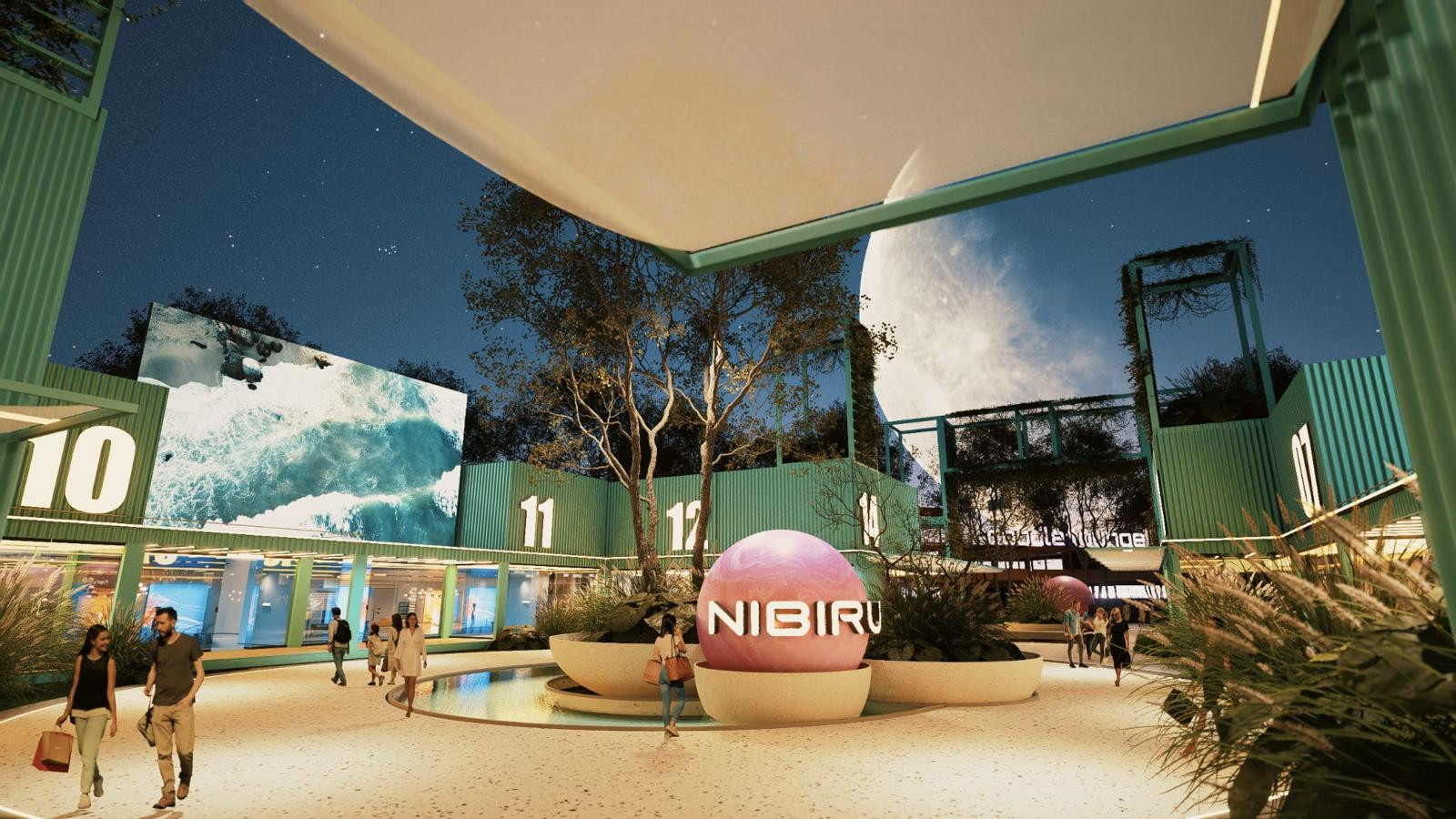 (P) Primele imagini cu cartierul de fashion din Nibiru, noul magnet al litoralului românesc