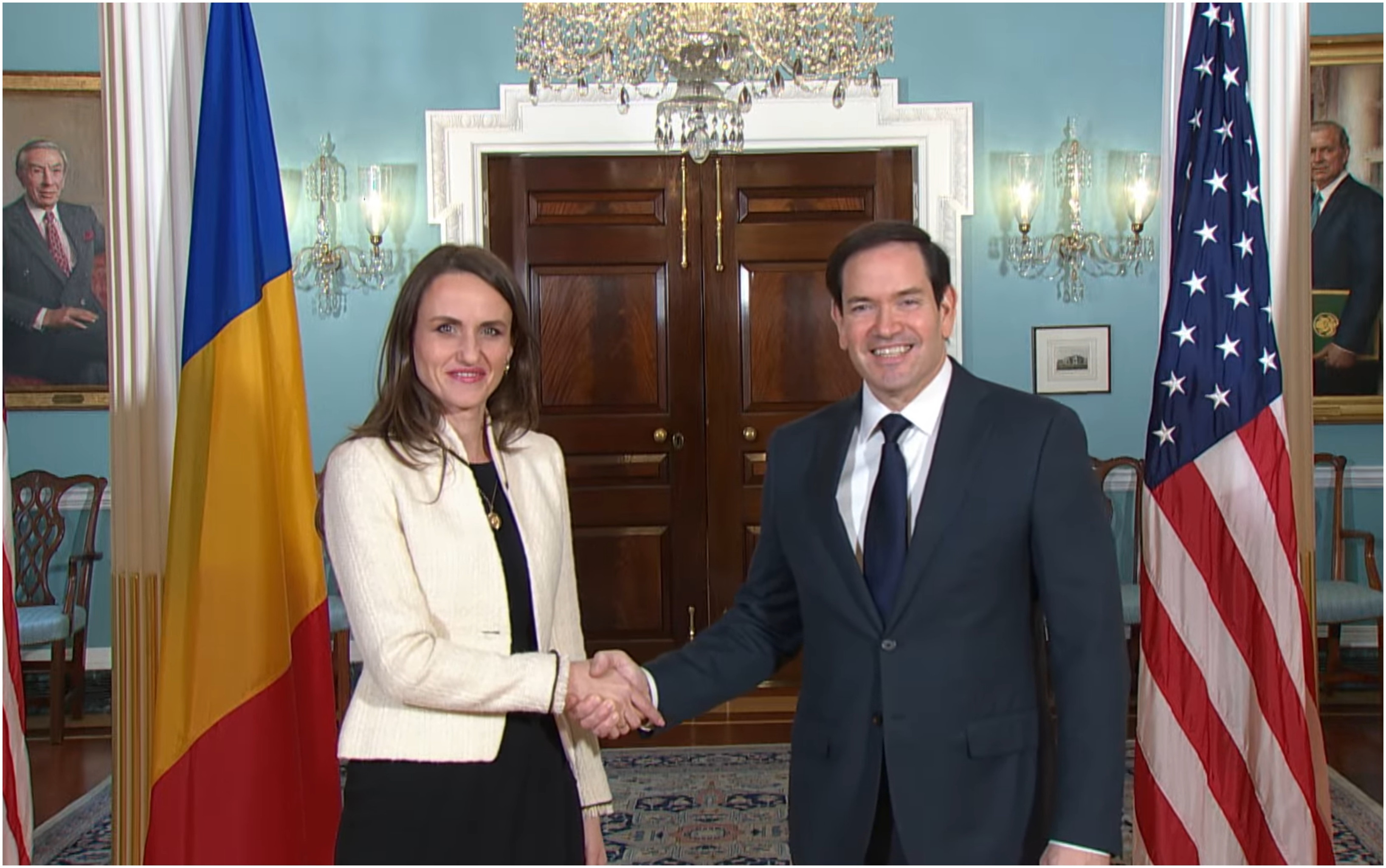 Oana Țoiu, după întâlnirea oficială cu Marco Rubio: „Prezenţa SUA în România descurajează potenţiale intruziuni”