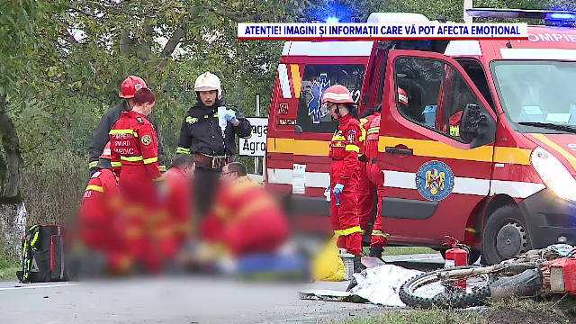 Tragedie în Mureș. Doi bărbați au murit pe loc, după o depășire eșuată cu motocicleta