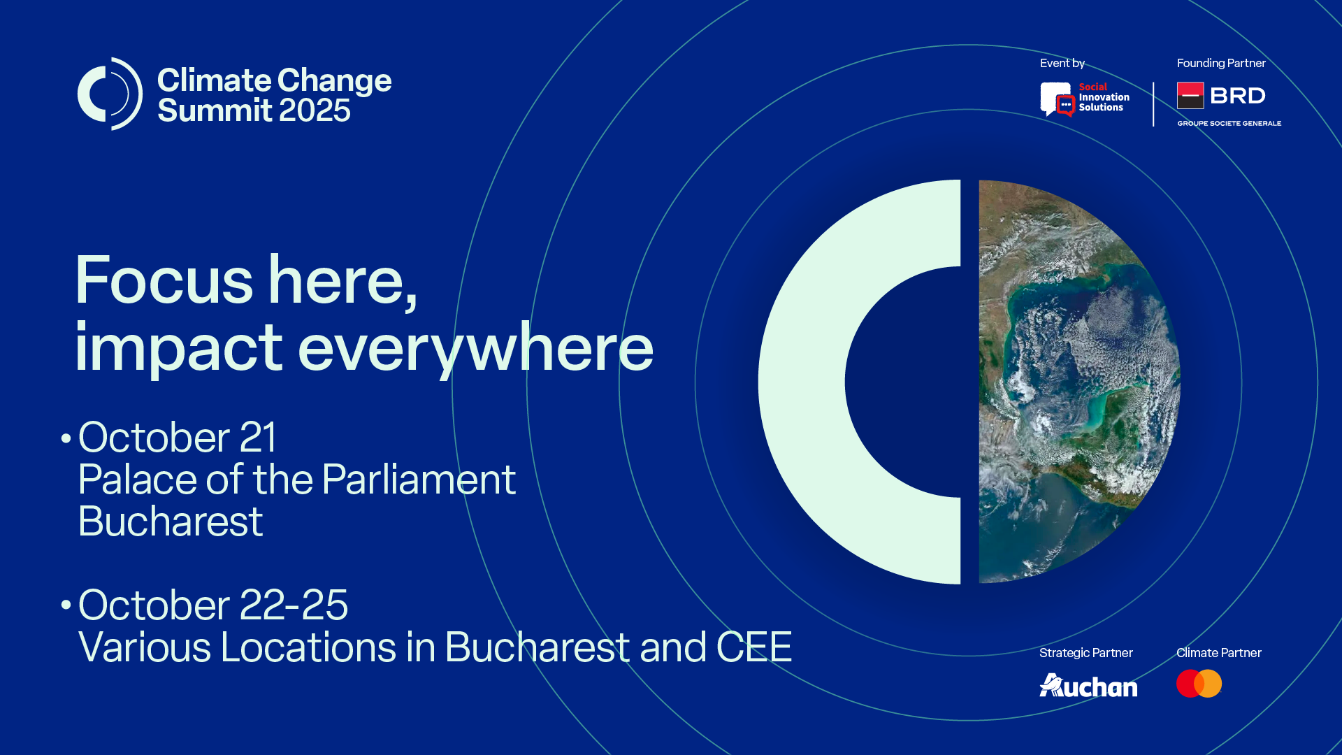 Bucureștiul devine capitala viitorului verde: Jaime Ruiz Huescar și liderii tranziției climatice vin la Climate Change Summit