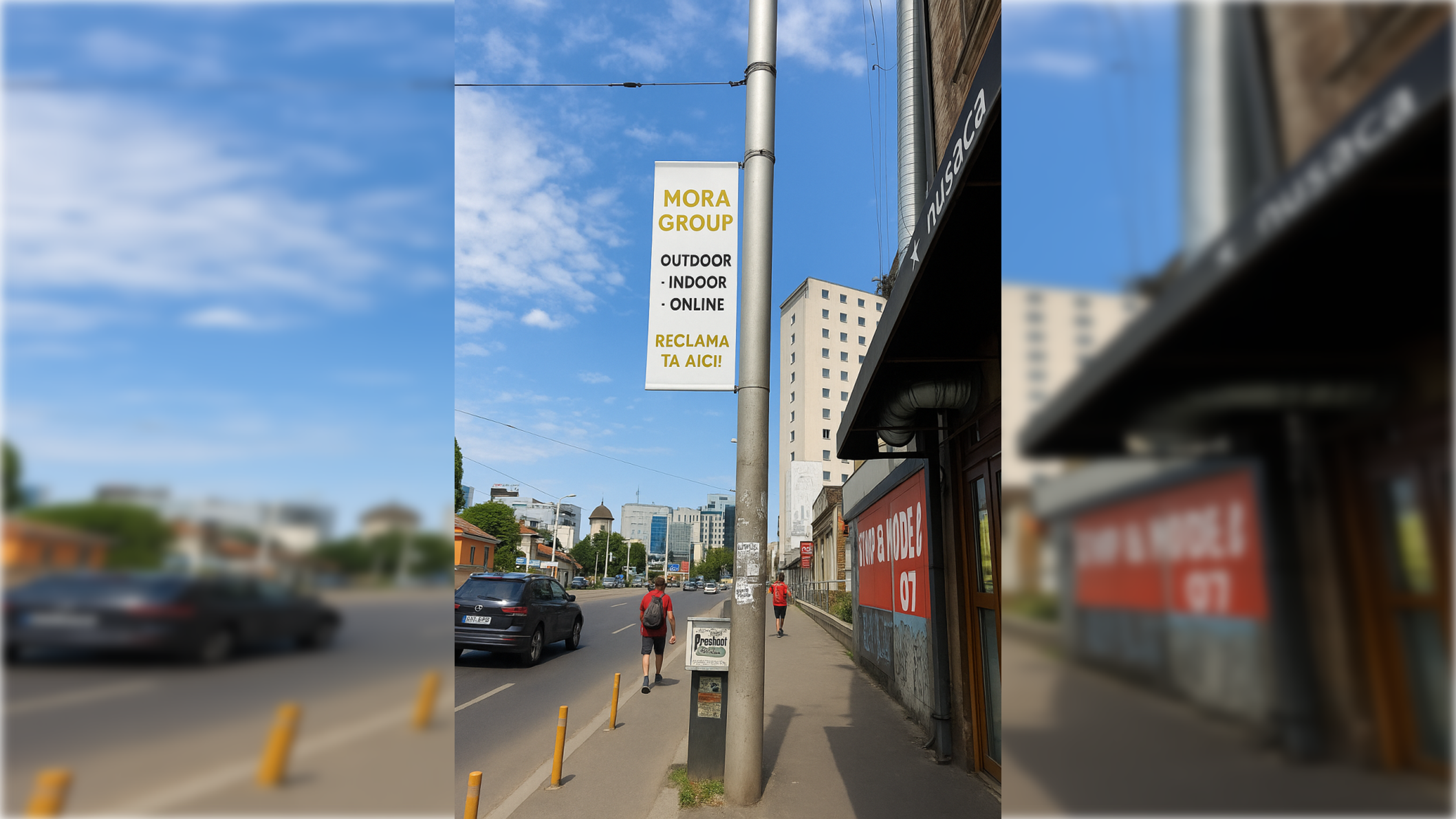 (P) Reclame publicitare pe stâlpi – vizibilitate constantă în spațiul urban