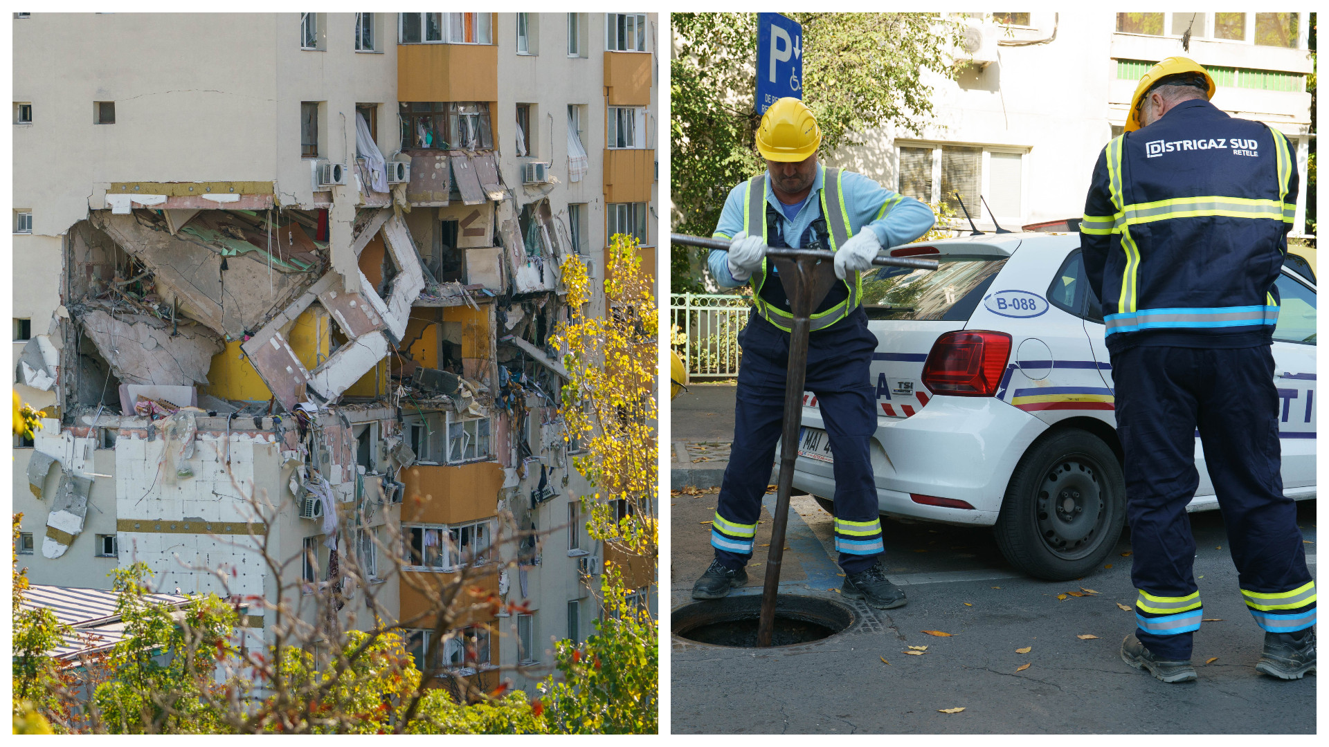 Autoritățile au extins perimetrul cercetărilor la blocul explodat din Rahova. Noi precizări de la Distrigaz