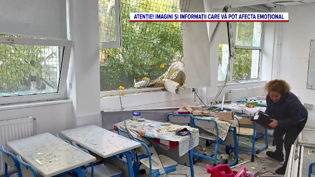 Câțiva elevi de la „Bolintineanu” au fost răniți ușor în explozia din Rahova. „Când am ieşit pe geam mi s-a oprit respirația”