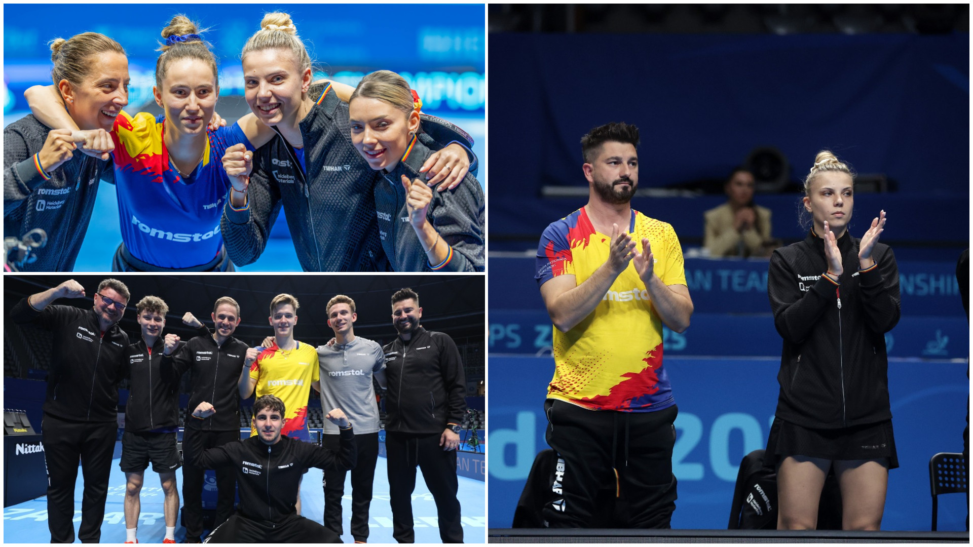 România, argint la feminin și masculin la Campionatul European de tenis de masă pe echipe. GALERIE FOTO
