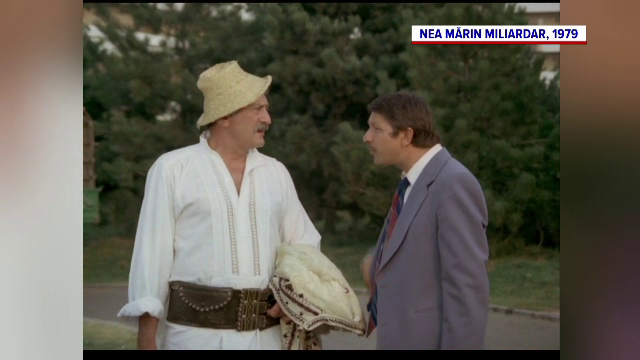 Amza Pellea, premiat pentru cel mai bun rol principal în comedie, la 46 de ani de la premiera filmului „Nea Mărin Miliardar”