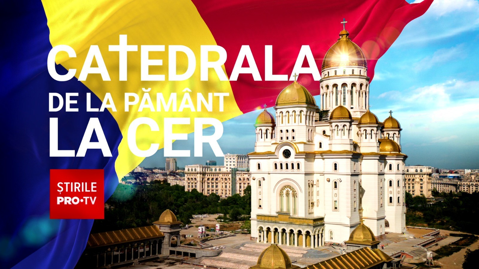 Duminică, la Știrile PRO TV, vedem în direct momentul sfințirii picturii Catedralei Mântuirii Neamului