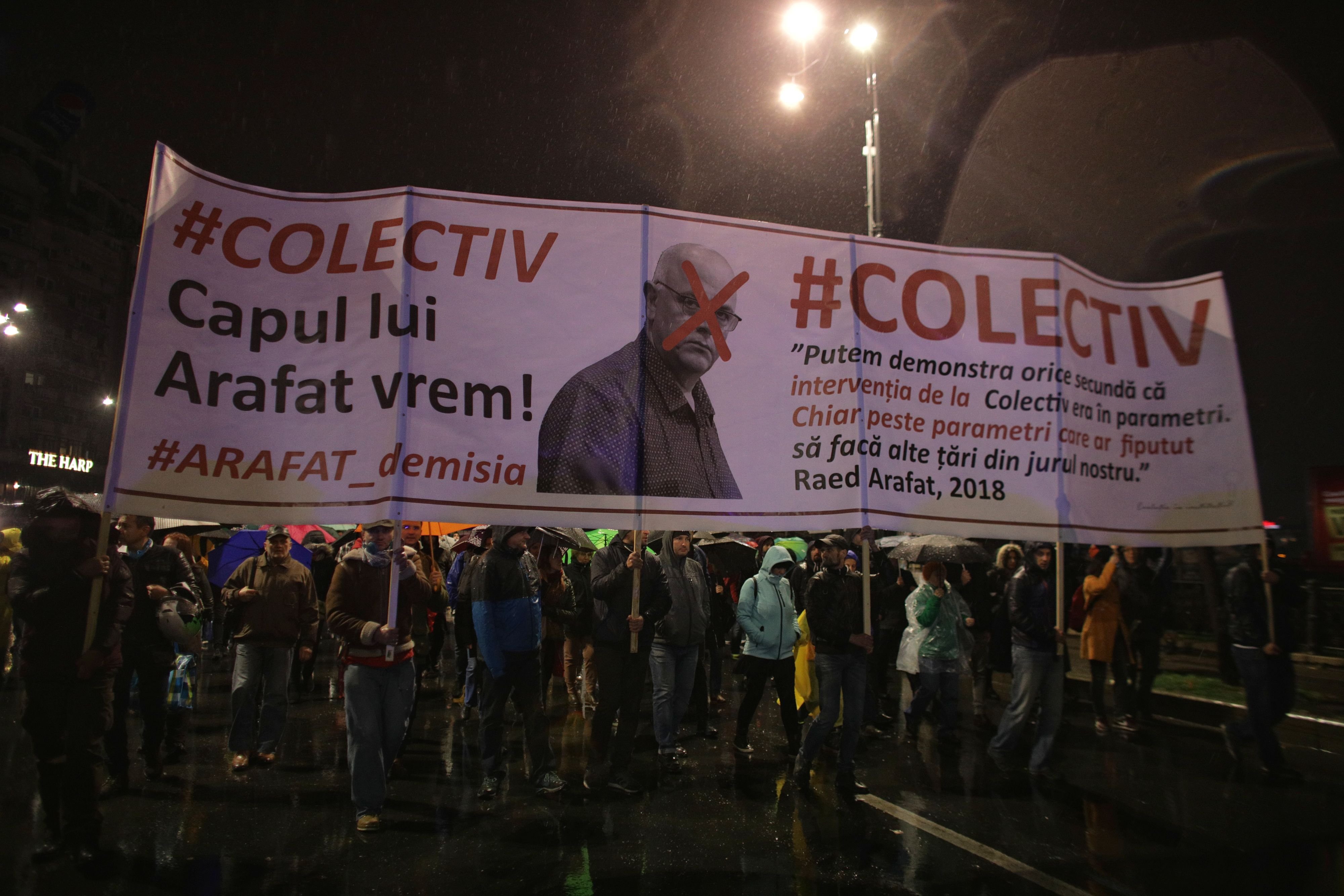 proteste Colectiv, Raed Arafat