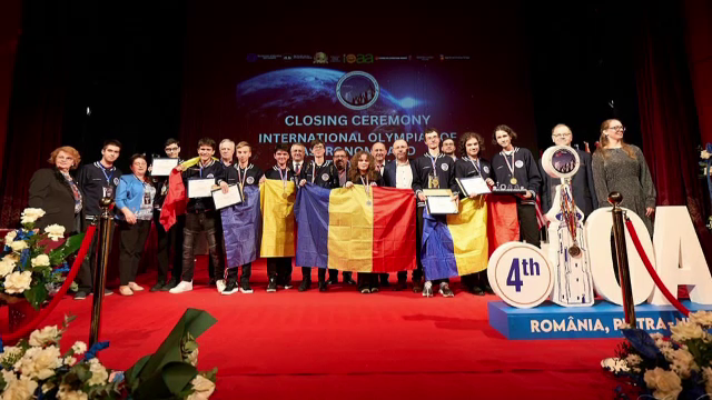 Record de medalii pentru tinerii români la Olimpiada Internațională de Astronomie și Astrofizică de la Piatra Neamț