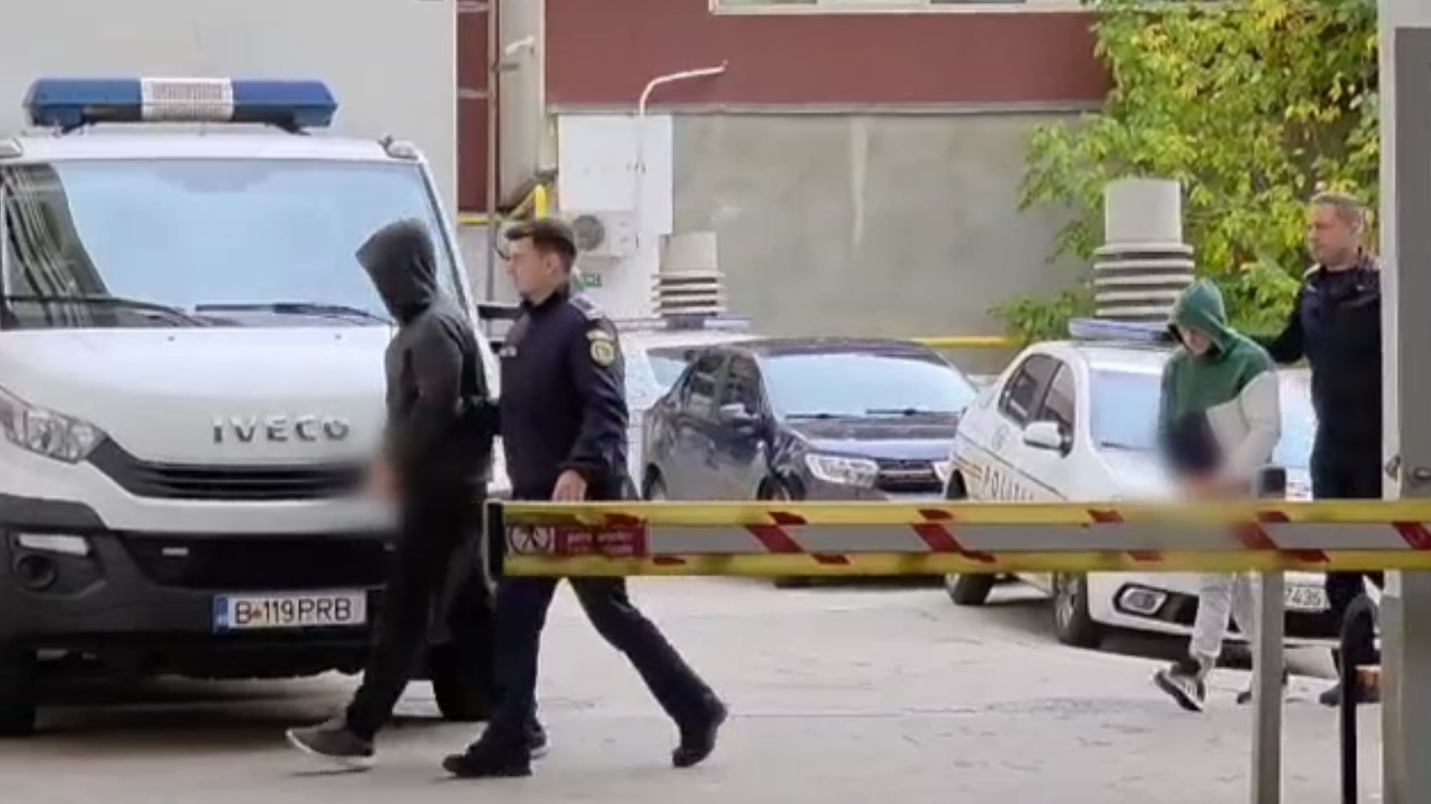 Primele imagini cu ucrainenii racolați de Moscova care plănuiau un sabotaj cu colete explozive în București