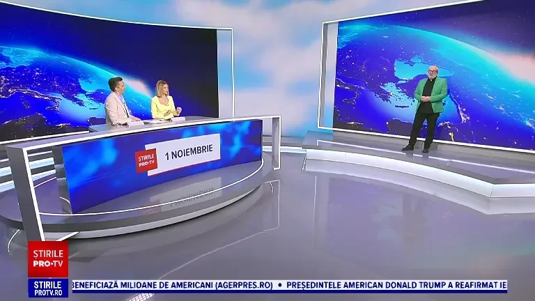 Vremea azi, 1 noiembrie. Vânt puternic și ploi în mai multe zone din țară. Care sunt maximele zilei