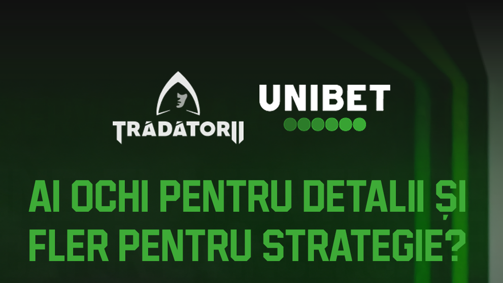 (P) CONCURS Trădătorii și UNIBET. Ia parte la jocul trădării și poți câștiga premiul cel mare: un PlayStation 5