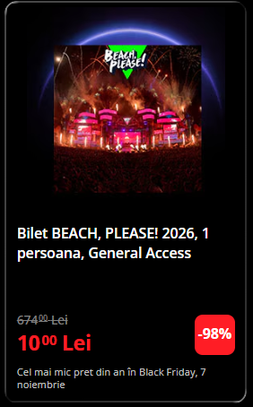 beach please 2026 - bilet 10 lei