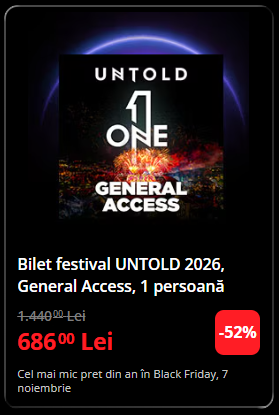 Bilet festival UNTOLD 2026, General Access, 1 persoană