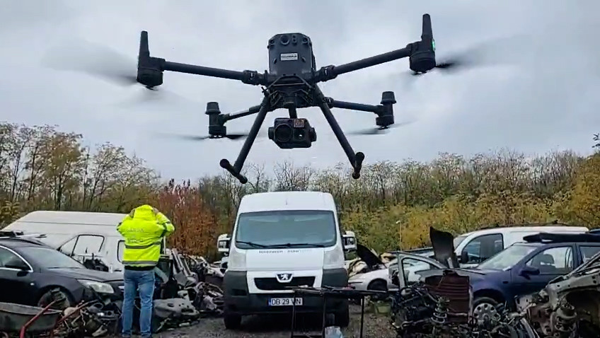 Garda de Mediu scoate la atac zeci de drone, ca să oprească poluarea din arderi ilegale. „Arzi deșeuri, faci pușcărie”