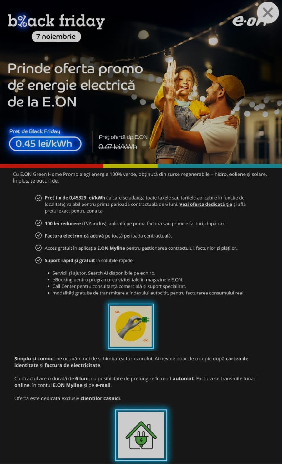 Facturi la energie reduse de Black Friday 2025. Ofertă specială de Vinerea Neagră pentru consumatorii casnici