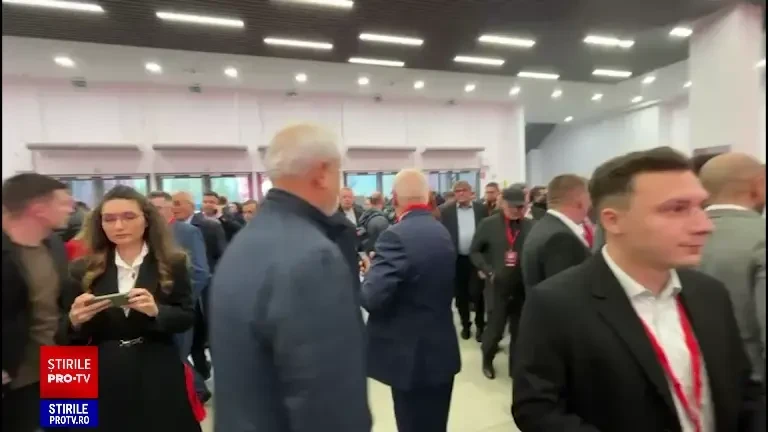 Adrian Năstase, sosirea la Congresul PSD