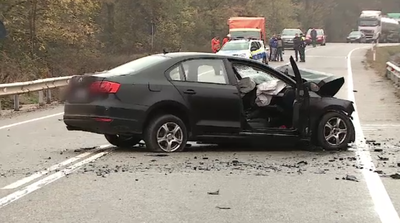 Imagini dramatice în Dolj: doi șoferi au murit pe loc după ce unul ar fi pierdut controlul mașinii jucându-se pe telefon