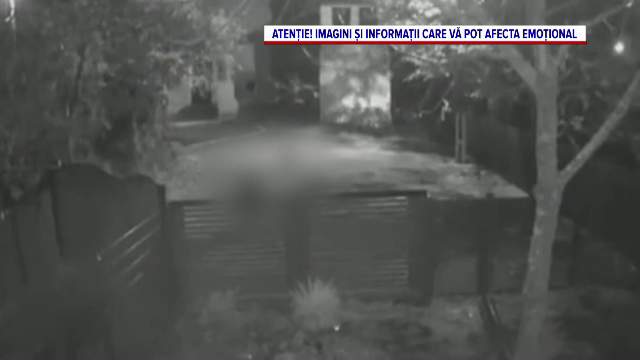 Crima din Teleorman a fost surprinsă de o cameră de supraveghere. Mihaela a fost ucisă cu 15 lovituri de cuțit de fostul soț