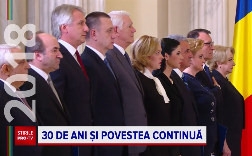 30 de ani de PRO TV. 2018 - Anul cu guverne căzute, miniștri schimbați peste noapte și justiție pusă la zid