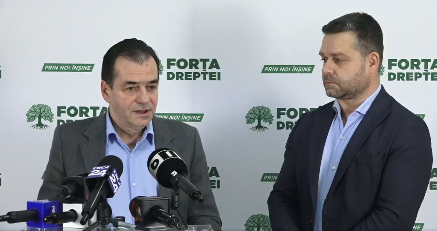 Forţa Dreptei îl susţine pe Ciucu la Primăria Capitalei. Ludovic Orban: „Este umăr la umăr cu candidatul PSD”