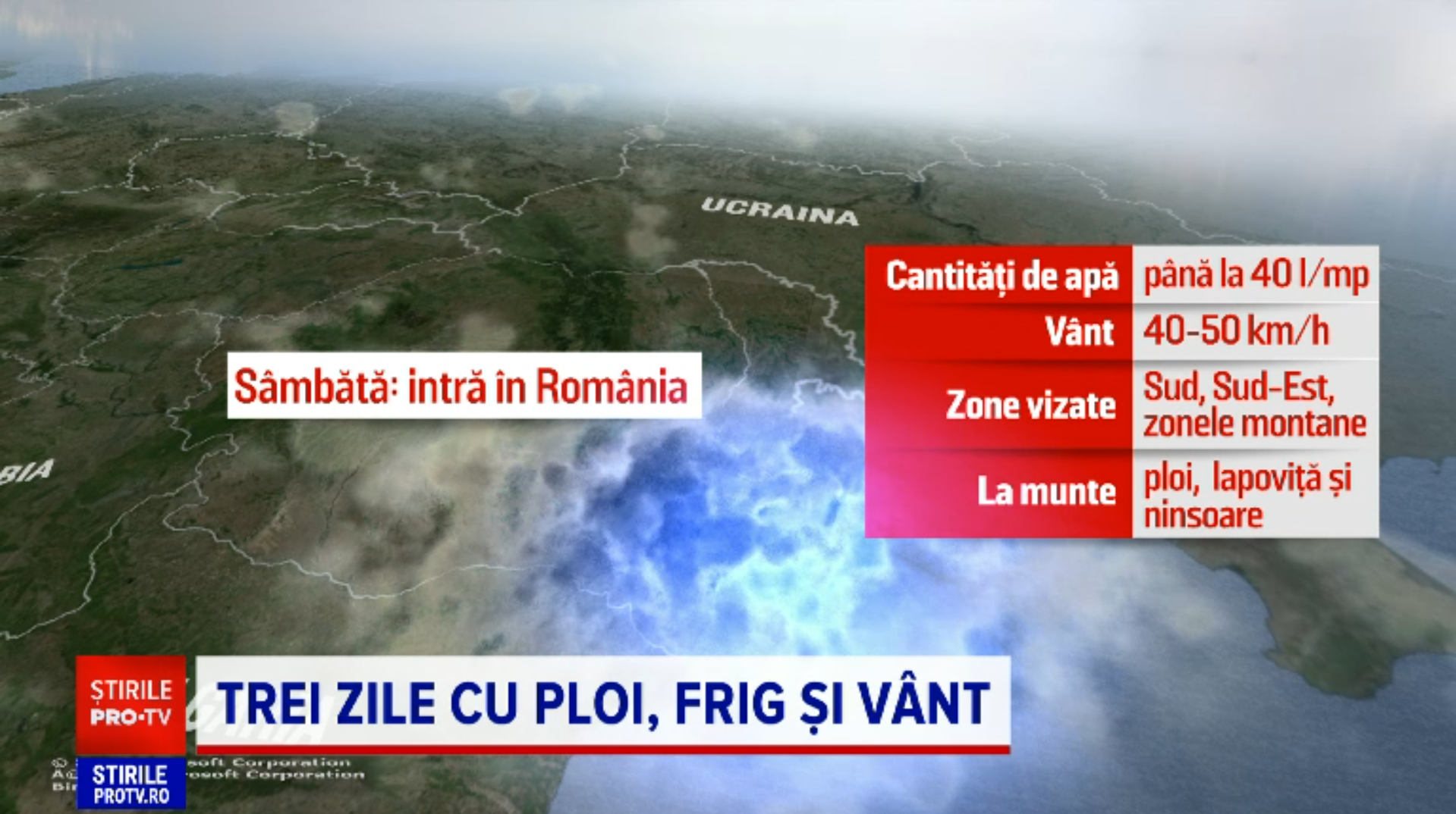 Se văd deja efectele ciclonului Adel în România. Temperaturile vor scădea semnificativ față de ultimele zile
