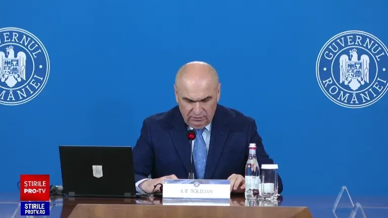 Ilie Bolojan, la începutul ședinței de Guvern de vineri