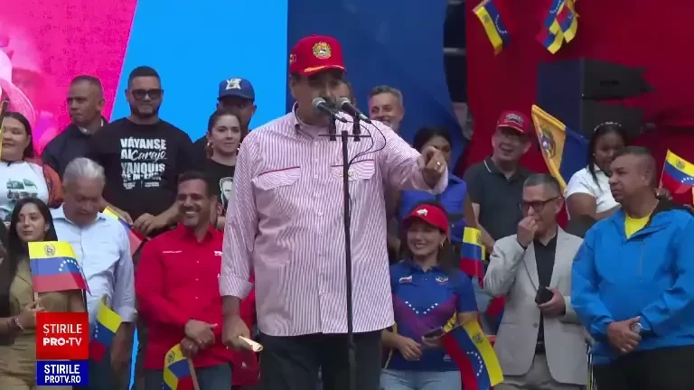 Președintele Venezuelei îl sfidează zâmbind pe Donald Trump. Nicolas Maduro a dansat techno în fața fanilor