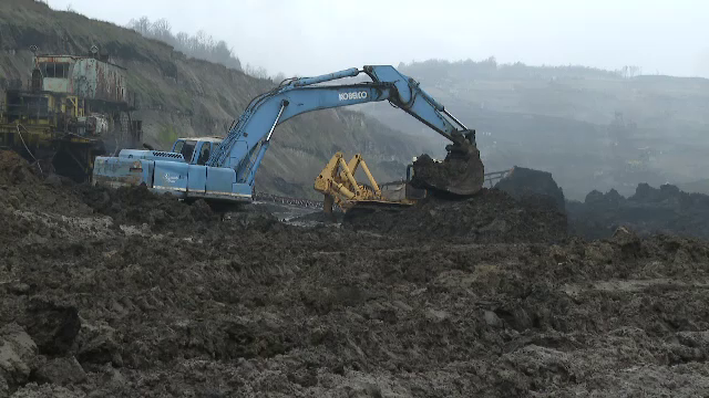 Incident grav la cariera Tismana. O alunecare de teren a blocat livrarea de cărbune către Termocentrala Rovinari