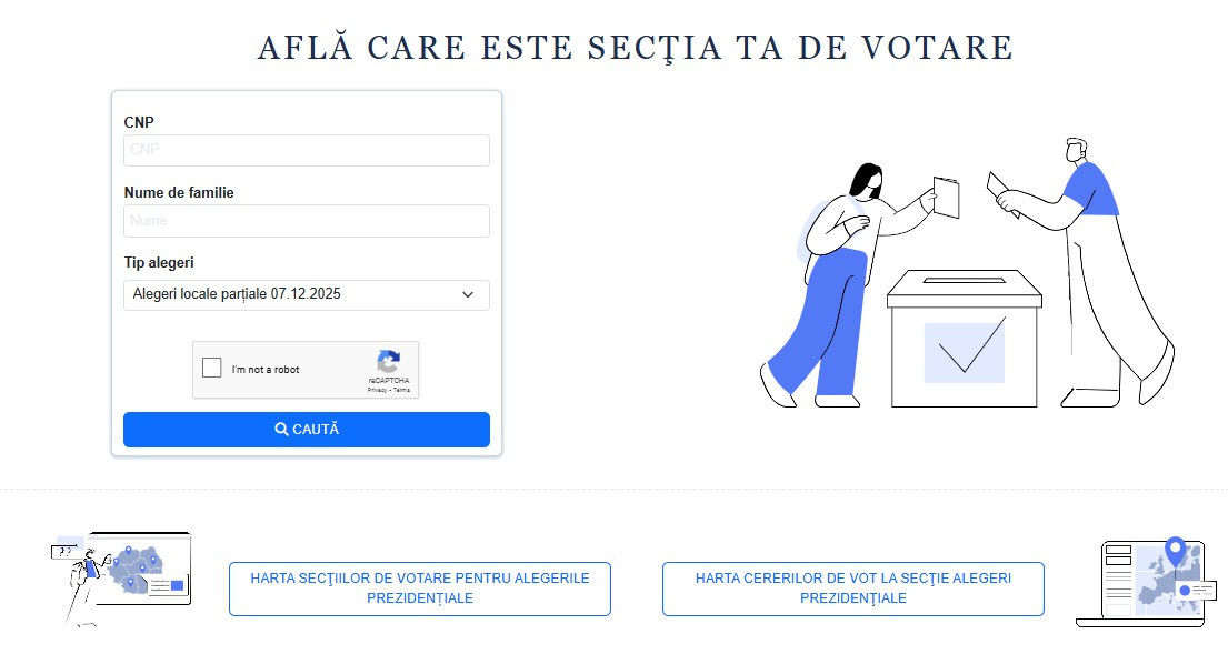 Sfla sectia de votare alegeri locale 2025