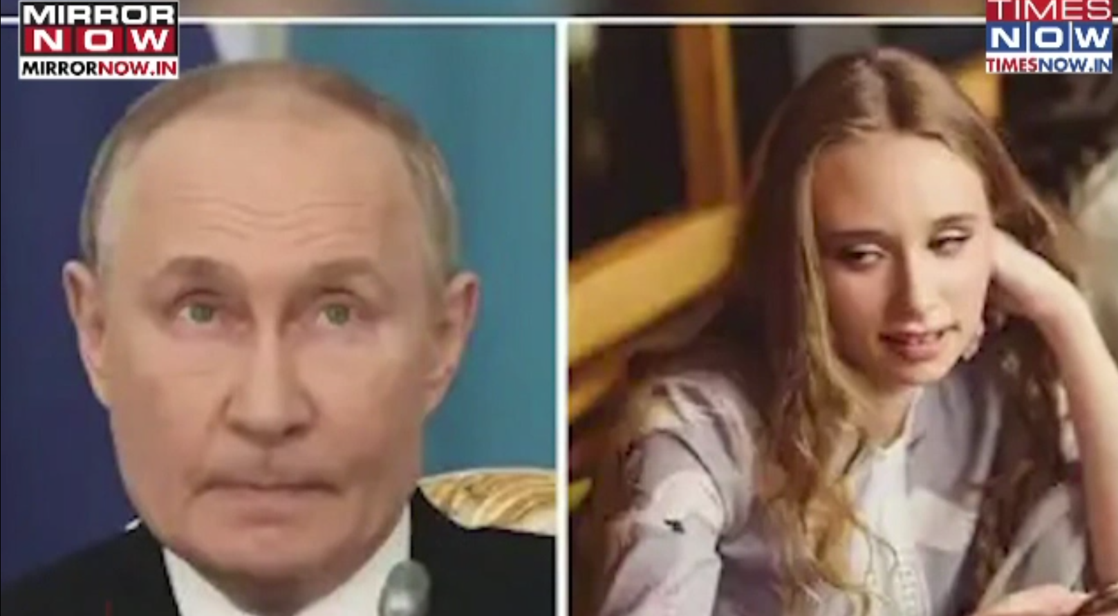 Un jurnalist ucrainean o confruntă la Paris pe ”fiica ilegitimă a lui Putin”. ”De ce nu te muți la Kiev pe post de scut”