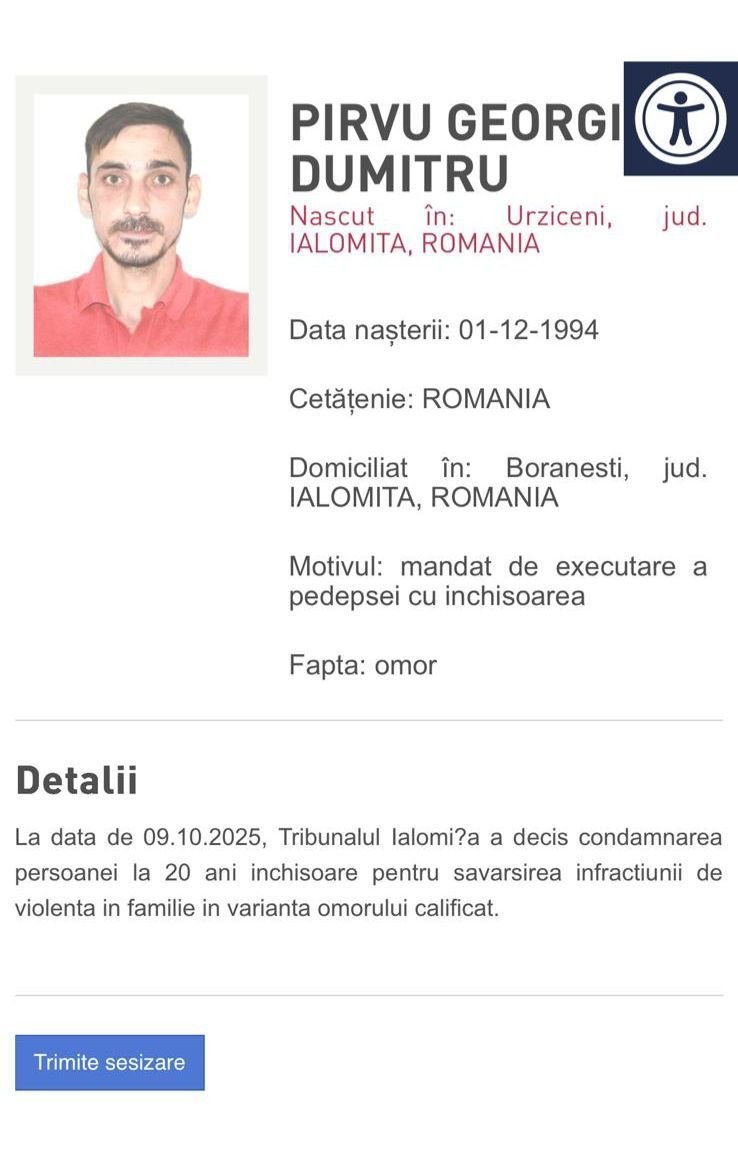 urmărit internaţional