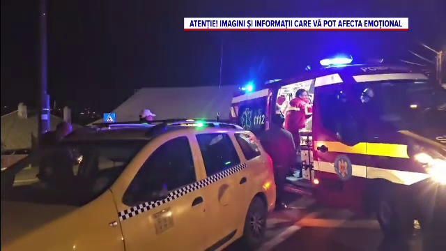 Un bărbat care zăcea pe asfalt a fost călcat de un taximetru, în Vaslui. Șoferul susține că nu l-a observat la timp