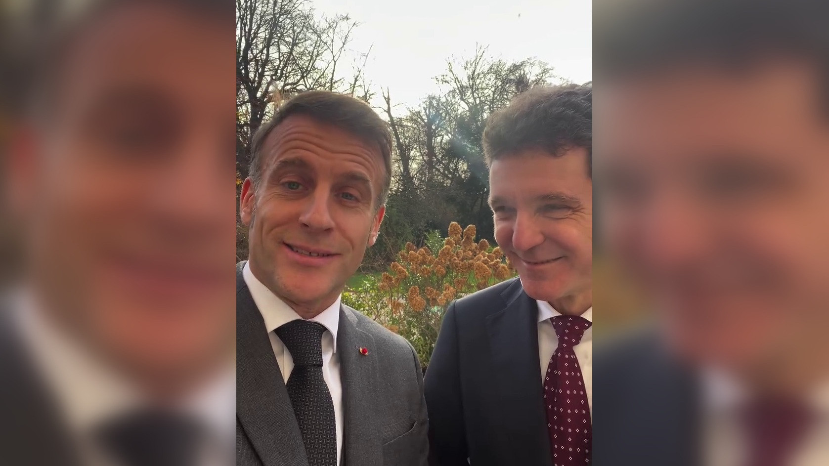Nicușor Dan l-a învățat să vorbească în română pe Emmanuel Macron. Ce l-a pus să spună. VIDEO