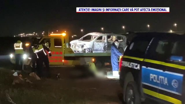 Cine este bărbatul găsit carbonizat într-o mașină pe un câmp, în Oradea. Ultimele indicii exclud varianta unei crime