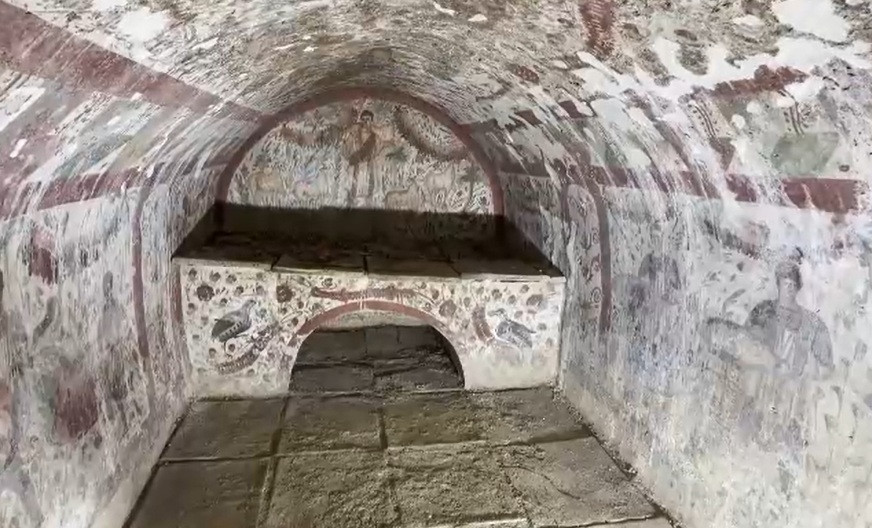 Descoperire areheologică importantă în Turcia. Cum este înfățișat Isus într-o frescă rară