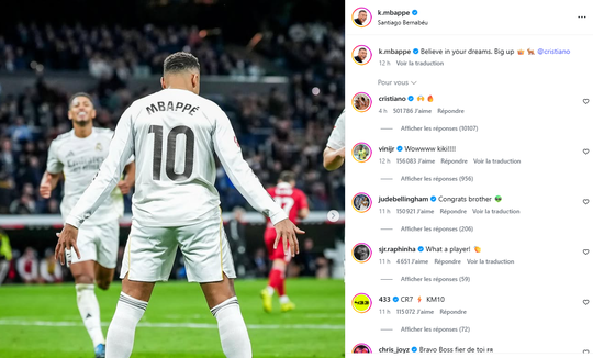 Kylian Mbappe, Ronaldo