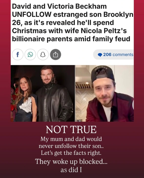 Cruz Beckham neagă zvonurile privind ruptura din familia sa: „Mama și tata nu i-au dat unfollow fratelui meu”
