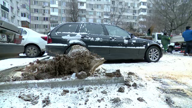 A nins de Crăciun în București, după 13 ani. Valul de frig persistă, cu temperaturi de până la -8 grade în Capitală