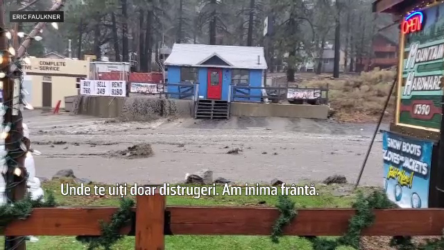 Inundații devastatoare în California. Zeci de case au fost îngropate în noroi și mii de oameni nu au energie electrică
