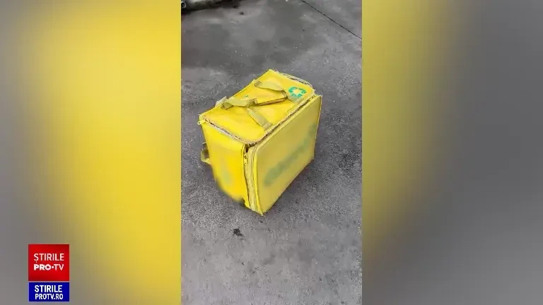 Meniul zilei” cu artificii ilegale. Cum a fost prins un vânzător cu materiale pirotehnice ascunse într-o geantă de livrare