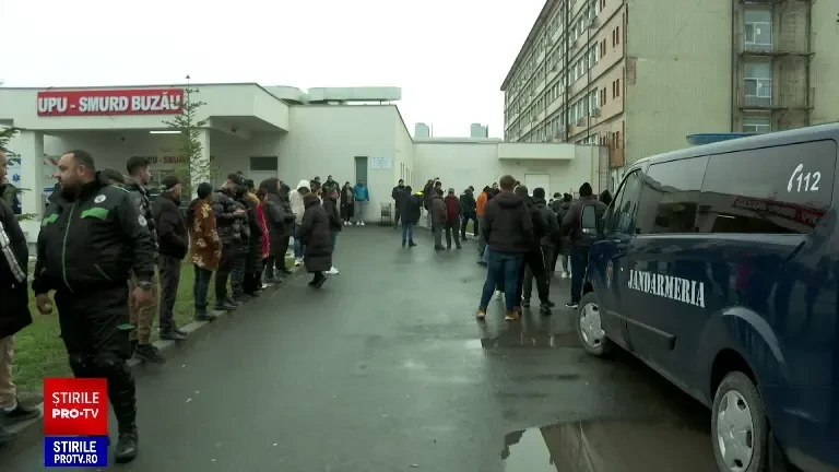 Protest spontan la Spitalul de Urgență din Buzău, după ce un tânăr cu fractură de femur a murit înainte de operație