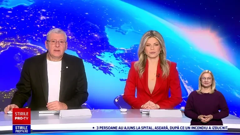 Incendiu într-un bloc din județul Sibiu. Zeci de persoane au fost evacuate: „Agitație mare, bubuitură și flăcări”