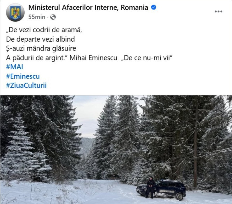 Postare greșită MAI