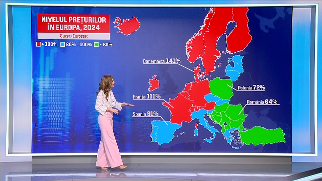 Costul vieții este scăzut în România față de UE, însă veniturile rămân printre cele mai mici
