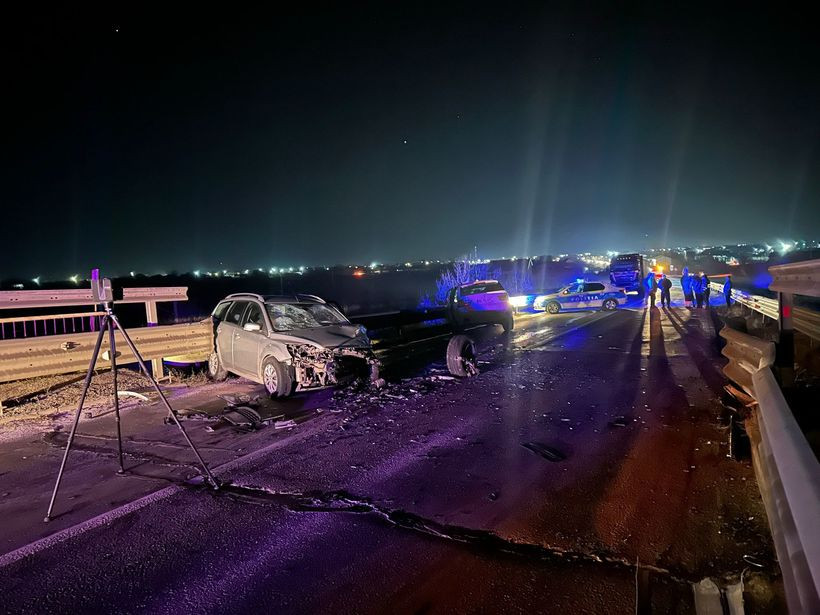 Accident cu opt victime în judeţul Galaţi, provocat de un șofer băut care a intrat pe contrasens. Ce alcoolemie avea