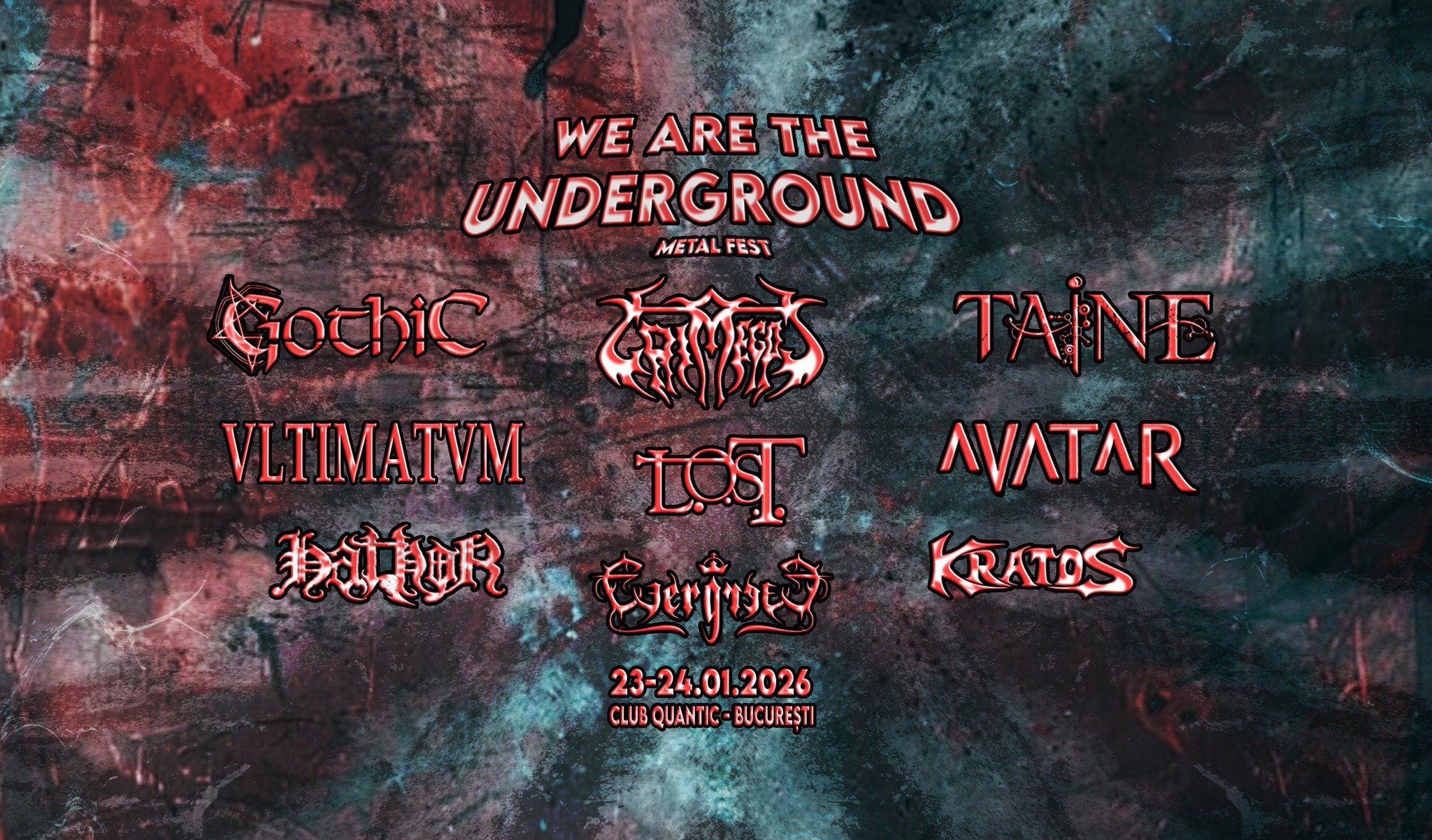 ”We Are The Underground” 2026, festivalul trupelor românești de rock/metal din '90-2000: ”Cea mai mare ediție de până acum”