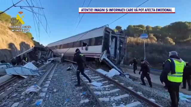 Primele indicii despre cauza tragediei feroviare din Spania. 40 de morți, peste 100 de răniți, 37 de oameni dispăruți