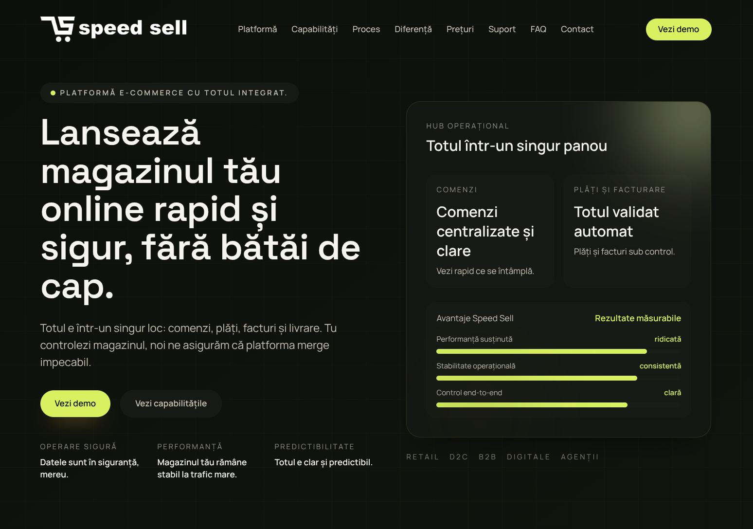 (P) SpeedSell – soluția românească care transformă lansarea și administrarea magazinelor online într-un proces simplu
