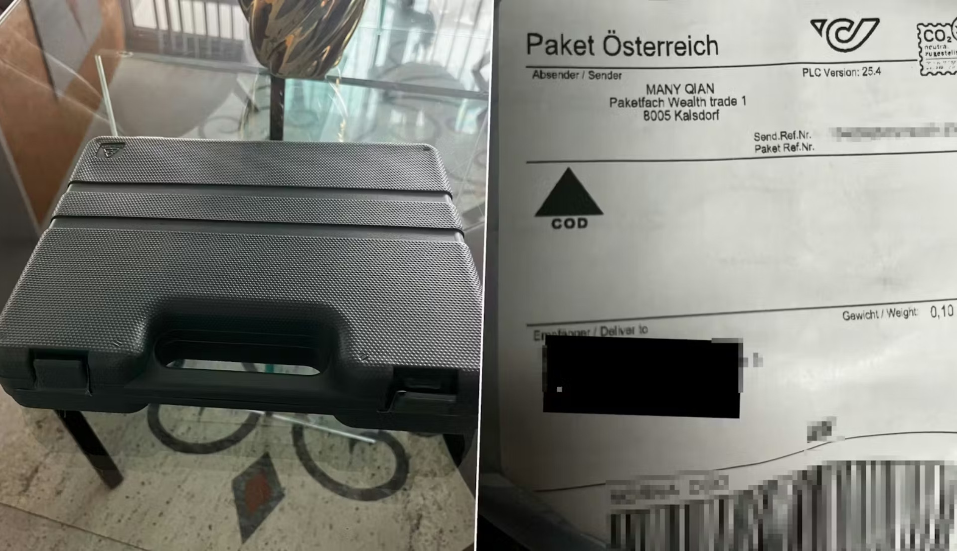 O femeie din Austria a plătit 125 de euro pe un colet misterios primit &icirc;n fața casei. Ce a găsit acolo a șocat-o